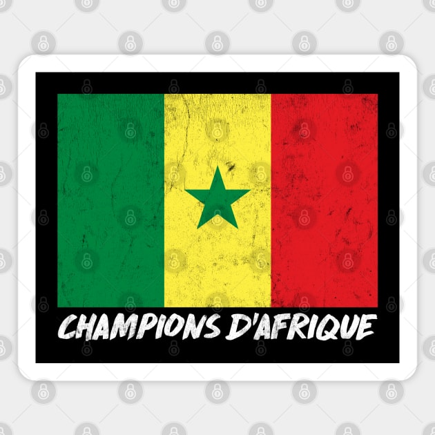 Senegal / Champions of Africa Magnet by DankFutura